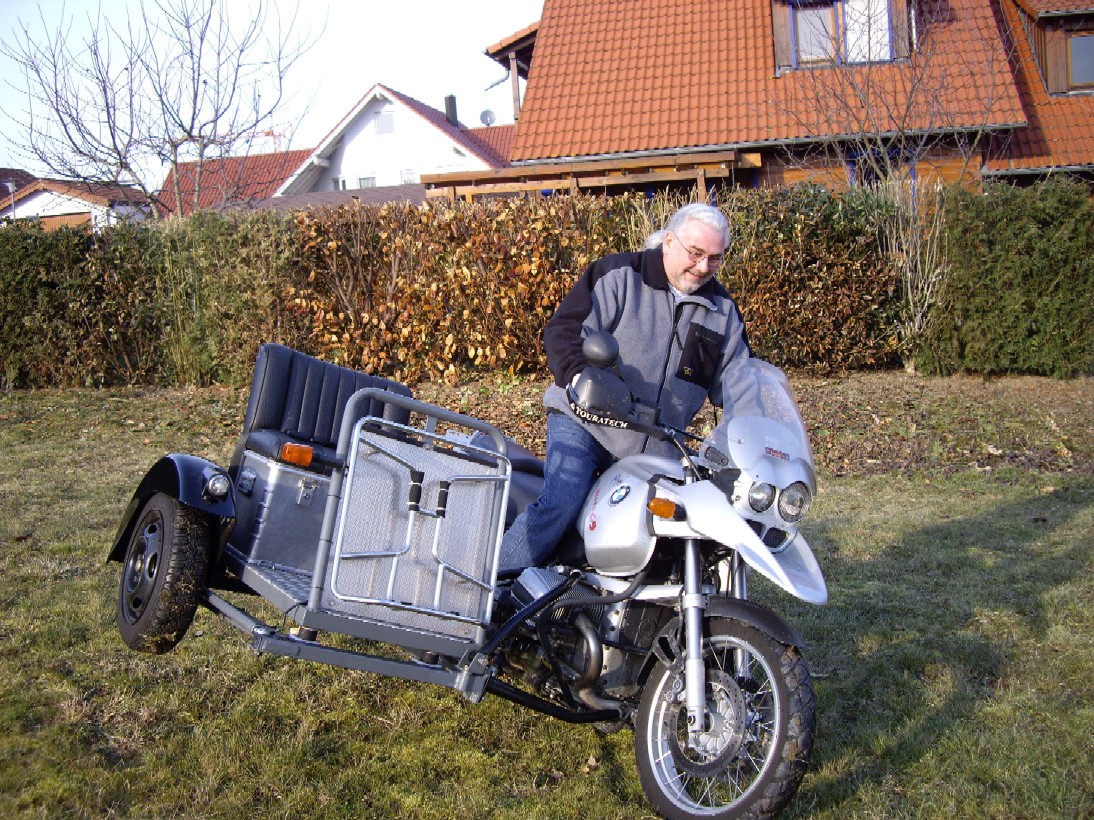 Spass pur auf Silberfalke - R1150GS mit Sauer-Falke